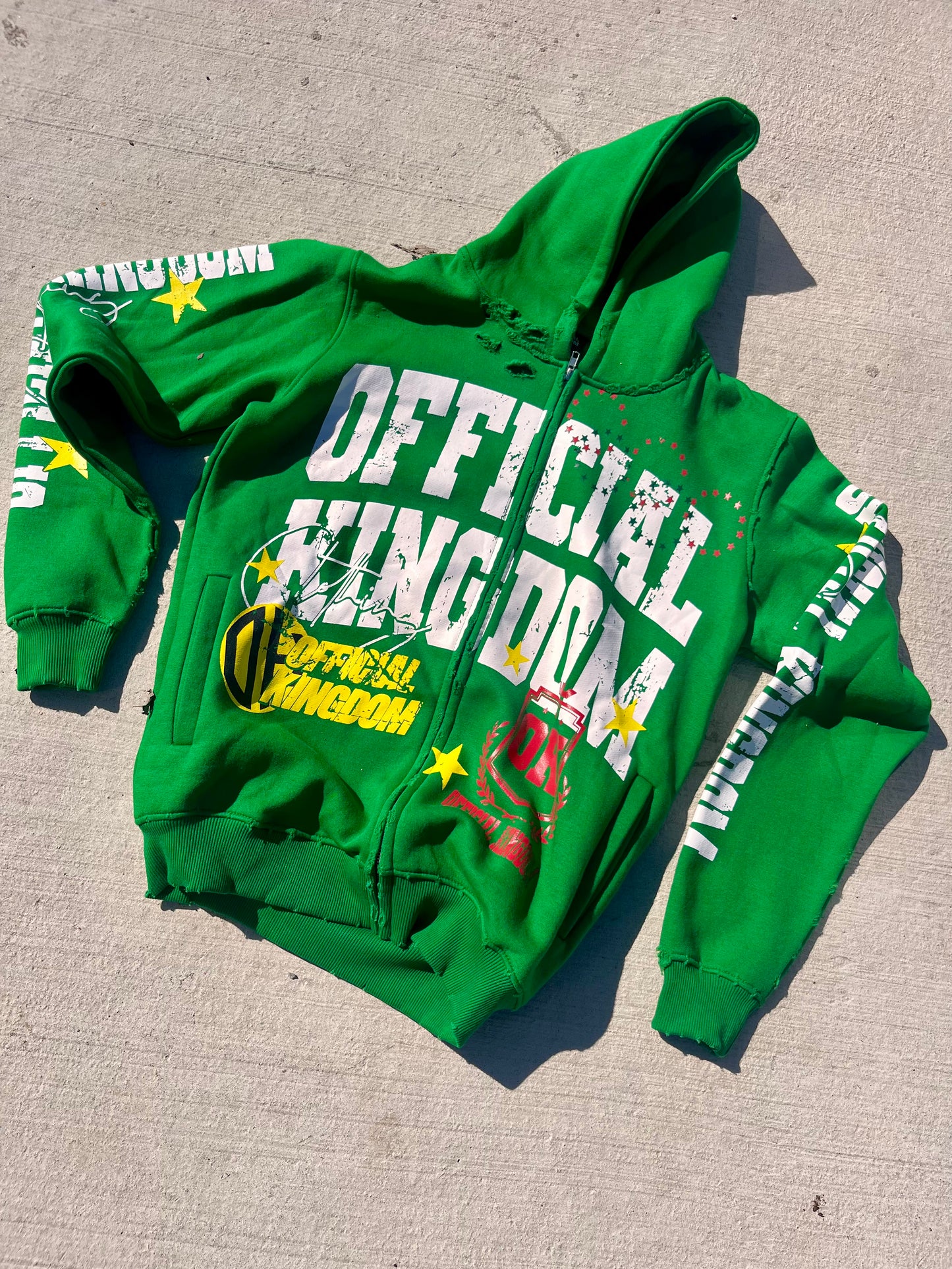“Only for stars” hoodie -Green